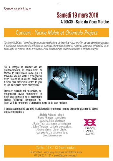 YACINE MALECK ET ORIENTAL PROJECT